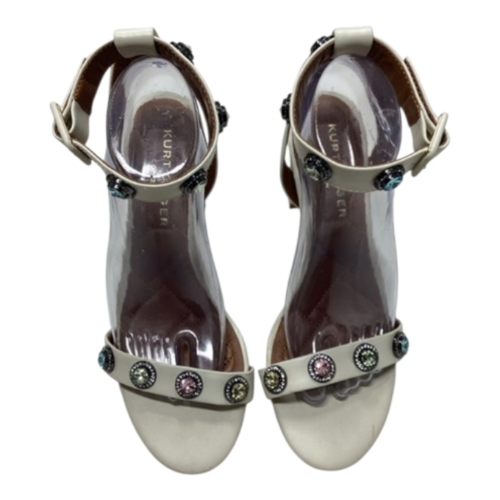 Kurt‎ Geiger London Octavia Ankle Strap block Heel sandal Size EU 40.5